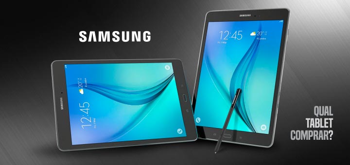 Análise de modelos Qual Tablet Samsung comprar 